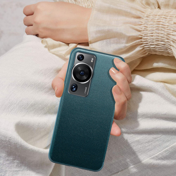 Etui do Huawei P60 Pro, z klapką Side View, niebieskie