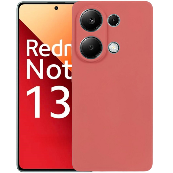 Etui do Xiaomi Redmi Note 13 Pro 4G / Xiaomi Redmi Note 14S / Xiaomi Poco M6 Pro 4G, Silicone Lite, czerwone