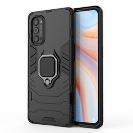 Etui do Oppo Reno 4 Pro 5G, Kickstand Ring, czarne