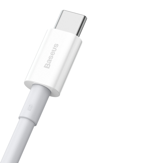 Baseus kabel USB-A na USB-C 1 m 66 W Superior - Biały