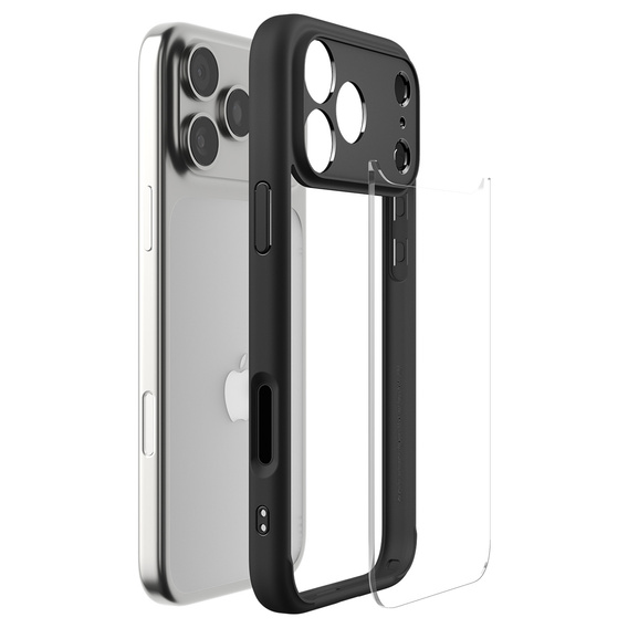 Etui Spigen Ultra Hybrid do iPhone 17 Pro, Matte Black