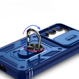 Etui pancerne do Samsung Galaxy S23 Plus, CamShield Slide, niebieskie
