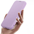 Etui Dux Ducis do iPhone 17, Skin X Pro,  z klapką, do MagSafe, fioletowe