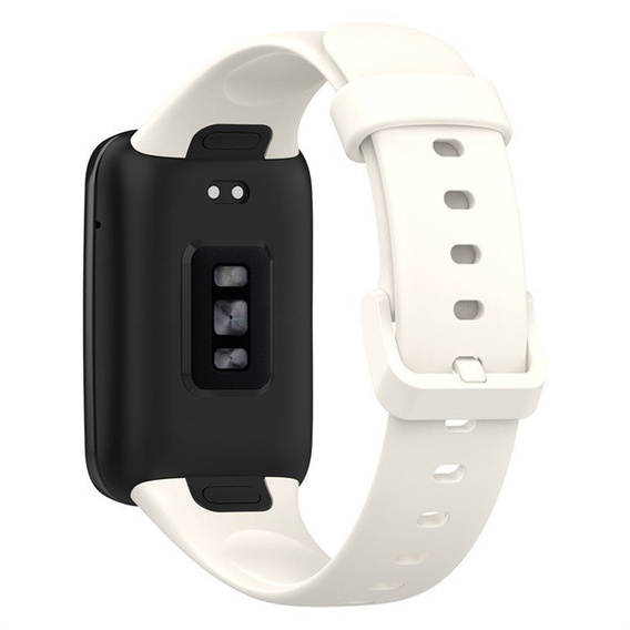 Pasek Silikonowy do Xiaomi Mi Band 7 Pro, White