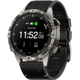Pasek skórzany Quickfit do Garmin Fenix 5/6/6 PRO/7 Forerunner 965/955/945, Czarny