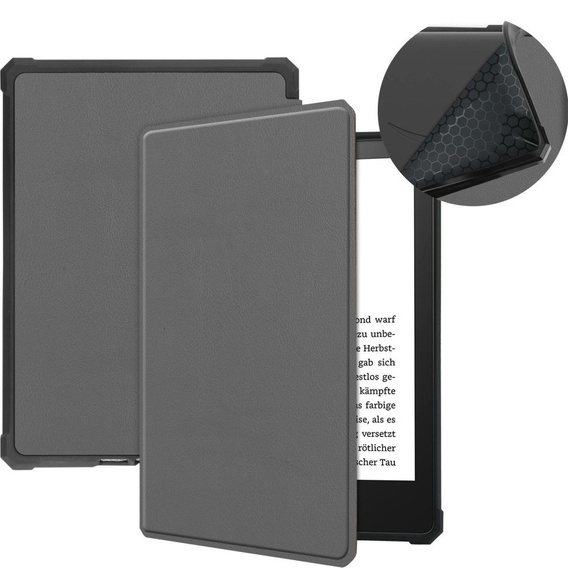 Etui do Kindle Paperwhite 5 2021, Smartcase, szare