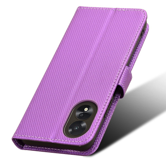 Etui z klapką do Oppo A38 4G / Oppo A18 4G, Wallet Smart Magnet, fioletowe
