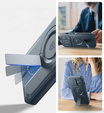 Dexnor – magnetyczne etui z osłoną aparatu do iPhone 13 Pro - niebieskie