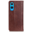 Etui z klapką do OnePlus Nord CE4 Lite, Split Leather, brązowe