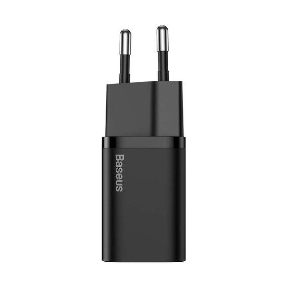 Baseus ładowarka sieciowa Super Si PD 25 W USB-C + kabel USB-C, czarna