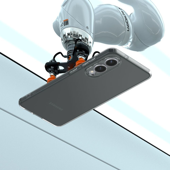 Etui Spigen do Samsung Galaxy S25 Edge, Liquid Crystal, Space crystal + Szkło hartowane