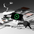 Etui Ringke do iPhone 16E, Silicone MagSafe, Czarne + Szkło Hartowane 9H