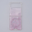 Etui do Samsung Galaxy Z Flip 4 5G, Sparkle, do Magsafe, różowe