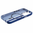 Etui do iPhone 16 Pro, Carbon Fiber MagSafe, niebieskie