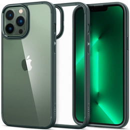 Etui Spigen do iPhone 13, Ultra Hybrid, ciemnozielone