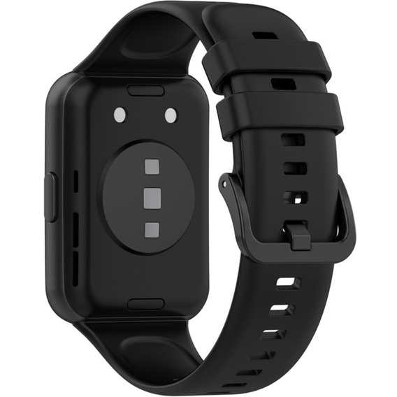 Pasek Silikonowy do Huawei Watch Fit 2, Czarny
