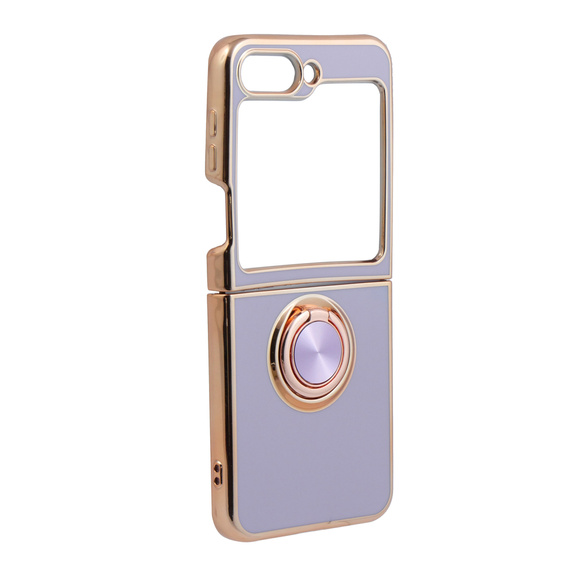 Etui do Samsung Galaxy Z Flip 5 5G, Electro Ring, fioletowe