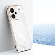 Etui do Xiaomi Redmi Note 13 Pro+, Glamour CamShield, białe