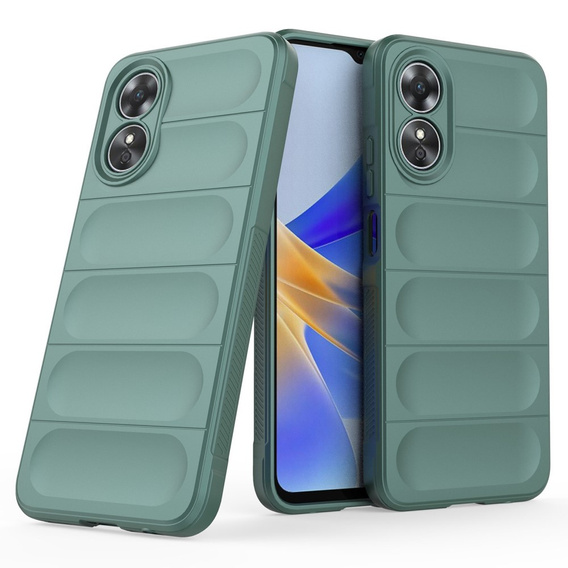 Etui do Oppo A17, Gaming Shockproof, zielone