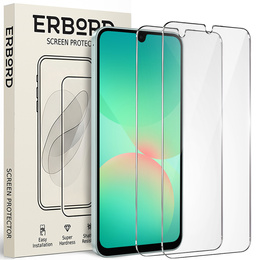 2x Szkło Hartowane ERBORD 9H Hard Glass do Samsung Galaxy A26 5G – skuteczna ochrona ekranu