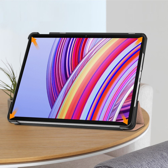 Etui do Xiaomi Redmi Pad Pro / Xiaomi Poco Pad, Smartcase, różowe rose gold