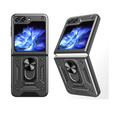 Etui pancerne do Samsung Galaxy Z Flip5 5G, Nox Case Ring, czarne