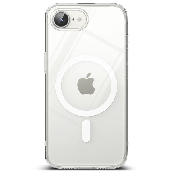 Etui Ringke do Iphone 16E, Fusion MagSafe, Przezroczyste + Szkło Hartowane 9H