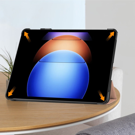 Etui do Xiaomi Pad 6S Pro 12.4, Smartcase, różowe rose gold
