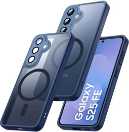 Etui Matt Case do iPhone 17 Pro, do MagSafe, półprzezroczyste niebieskie