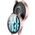 2w1 Etui + Szkło Hartowane do Samsung Galaxy Watch 6 44mm, Różowe złoto