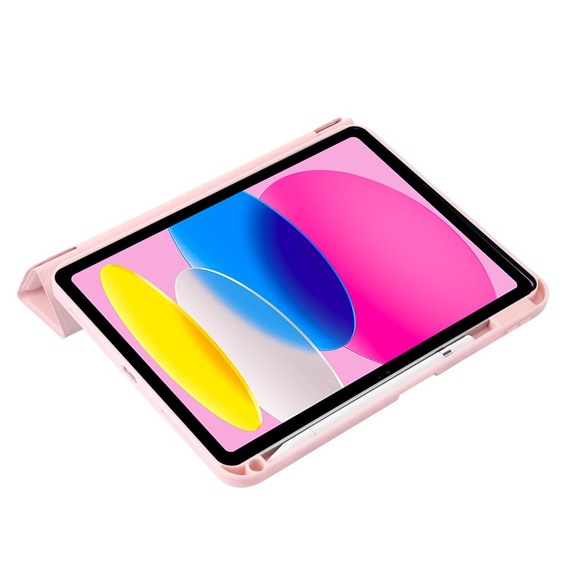 Etui do iPad 11" 2025 A16 (11 gen.) / iPad 10.9" 2022 (10 gen.), Origami, różowe rose gold