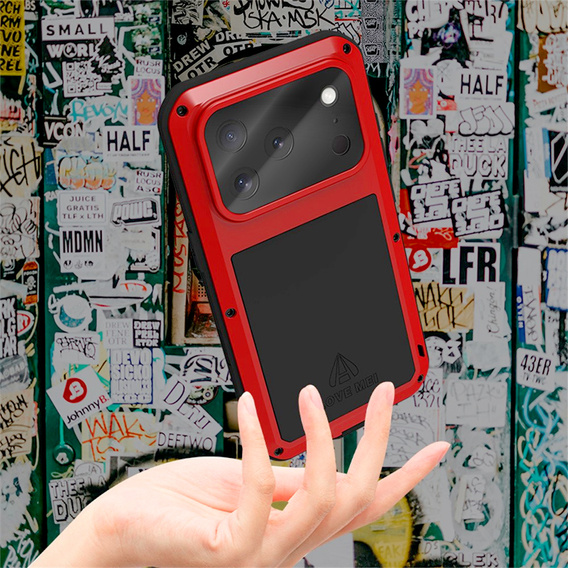 Pancerne etui ze szkłem hartowanym do iPhone 17 Pro Max