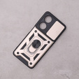 Etui pancerne do Oppo A98 5G, CamShield Slide, złote