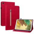 Etui do Samsung Galaxy Tab A7 Lite, Wallet Pen Slot, czerwone