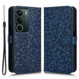 Etui Wallet Rhombus z klapką do Realme C71 – eleganckie i praktyczne, niebieskie