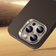 Etui BENKS Kevlar Magnetic Armor Pro Prestige 600D Y065 do MagSafe z aktywnym przyciskiem do iPhone 16 Pro