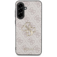 Etui GUESS do Samsung Galaxy A56 5G, 4G Big Metal Logo, różowe