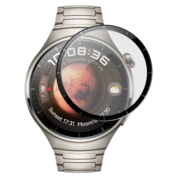 2x Szkło Hybrydowe ERBORD do Huawei Watch 4 Pro