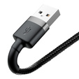 Baseus Cafule kabel USB-A do Lightning 3 m 1,5A - szaro-czarny