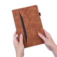 Etui do Xiaomi Pad 7 / 7 Pro, Classic, z miejscem na rysik, brązowe