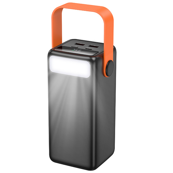 Borofone Power Bank 50000mAh BJ66A Magnifico - 2xUSB + Typ C - QC 3.0 22,5W + PD 20W - czarny