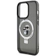 Etui Karl Lagerfeld Ring Stand Karl & Choupette MagSafe do iPhone 15 Pro