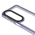 Etui do Oppo A60, Fusion Hybrid, przezroczyste / fioletowe
