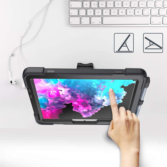 Etui do Surface Go 4 / Go 3 / Go 2 / Go - ochronne, odporne na wstrząsy, z paskiem na ramię