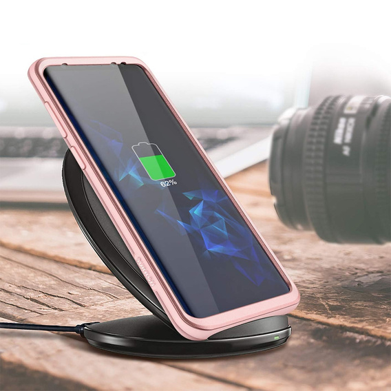 Etui do Samsung Galaxy S9, Suritch Full Body, różowe rose gold