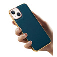 Etui do iPhone 14 Plus, Cowhide Leather, zielone