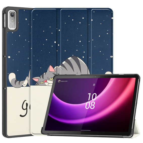 Etui do Lenovo Tab P11 Gen 2 TB350FU TB350XU 11.5", Smartcase, sleeping cat