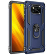 Etui pancerne do Xiaomi Poco X3 NFC, Nox Case Ring, niebieskie