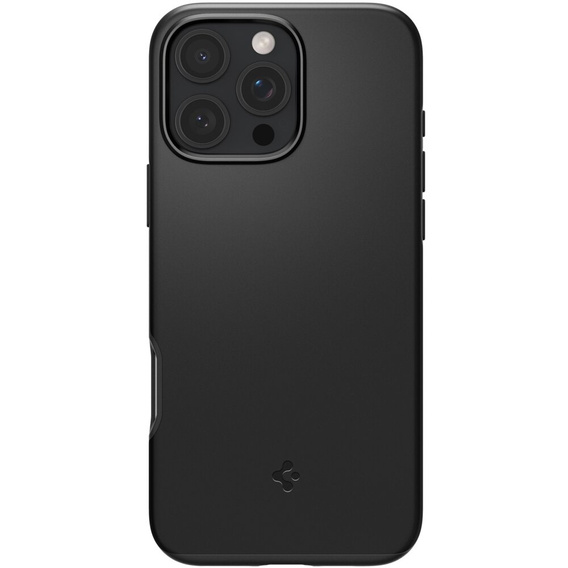 Etui Spigen do iPhone 16 Pro Max, Thin Fit Mag, czarne + Szkło hartowane 9H