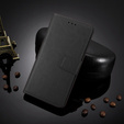 Etui z klapką Crazy Horse Wallet do Motorola Edge 60 Pro – eleganckie i ochronne, czarne